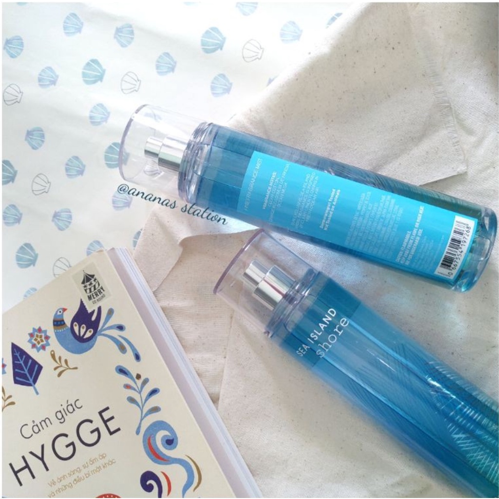 🧡 🧡 Xịt Thơm Toàn Thân Bath And Body Works - SEA ISLAND COTTON 236ml 🍀 🍀