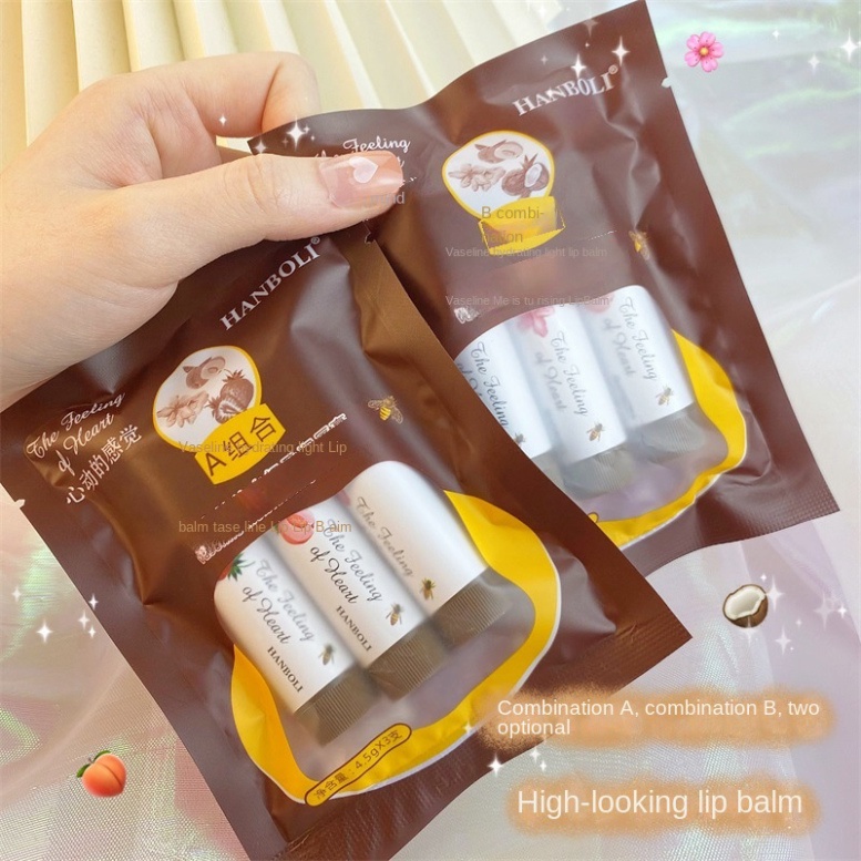 Set 3 Son Dưỡng Môi Bán tách lẻ Hương Trái Cây Dưỡng Ẩm Không Màu Sắc Tươi Sáng ILY