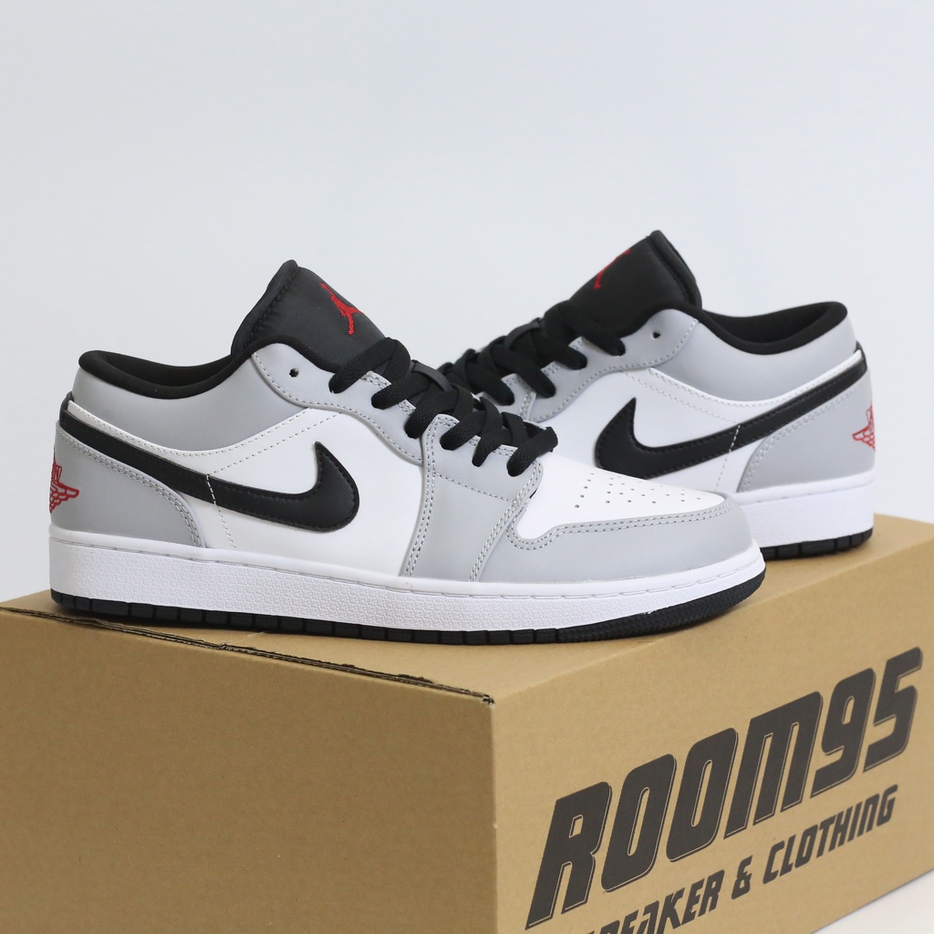 Giày thể thao sneaker (JD_77) JD1 XÁM LOGO ĐEN GÓT