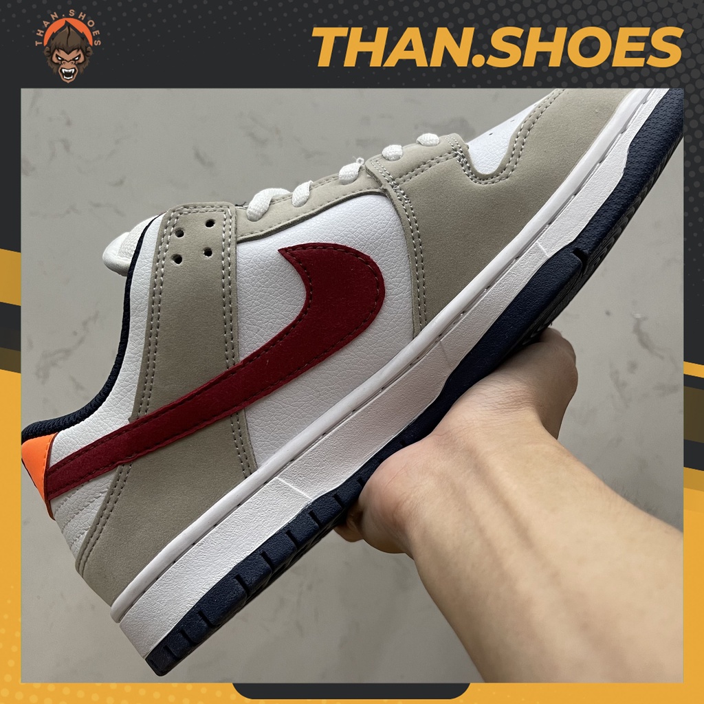 Giày SB Dunk Low Kasina, SB Xám Móc Đỏ - Than.Shoes
