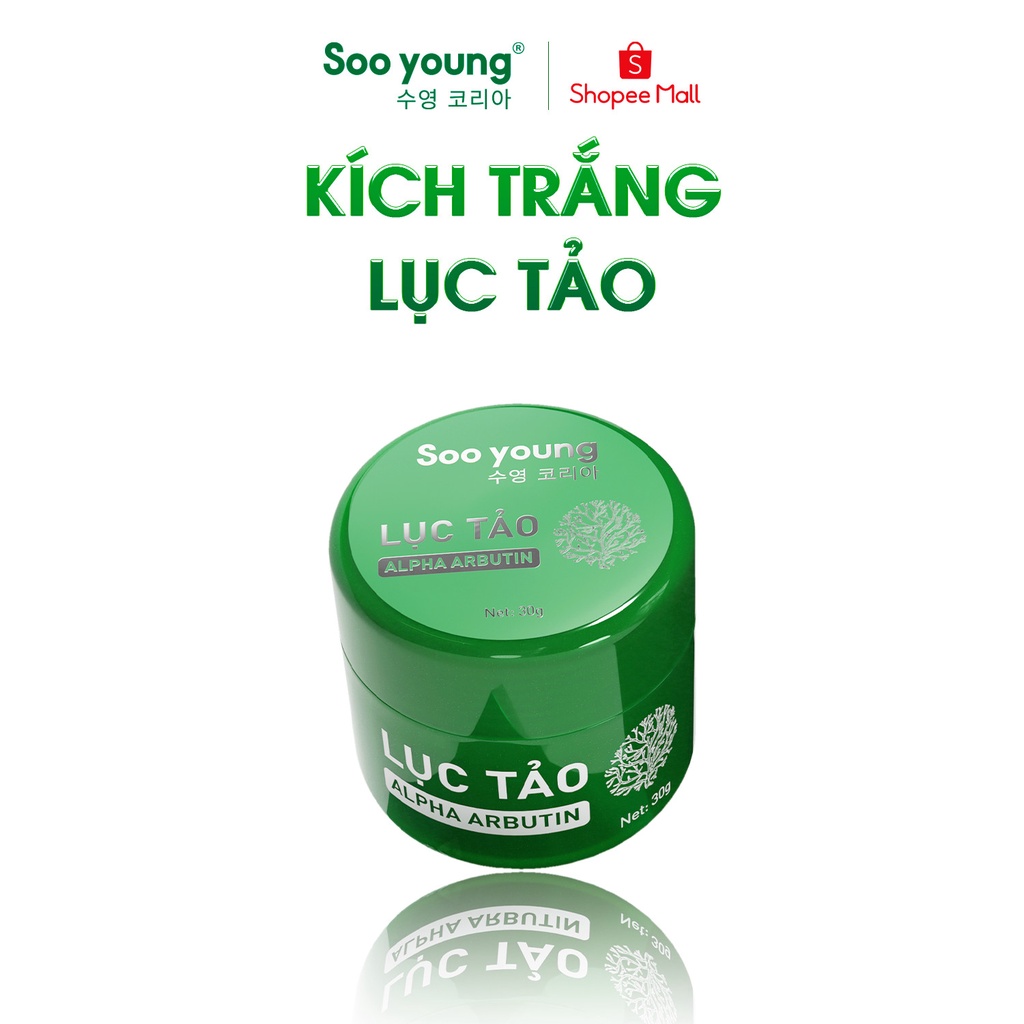 Kích trắng Lục Tảo SOO YOUNG KOREA dưỡng trắng body 30g