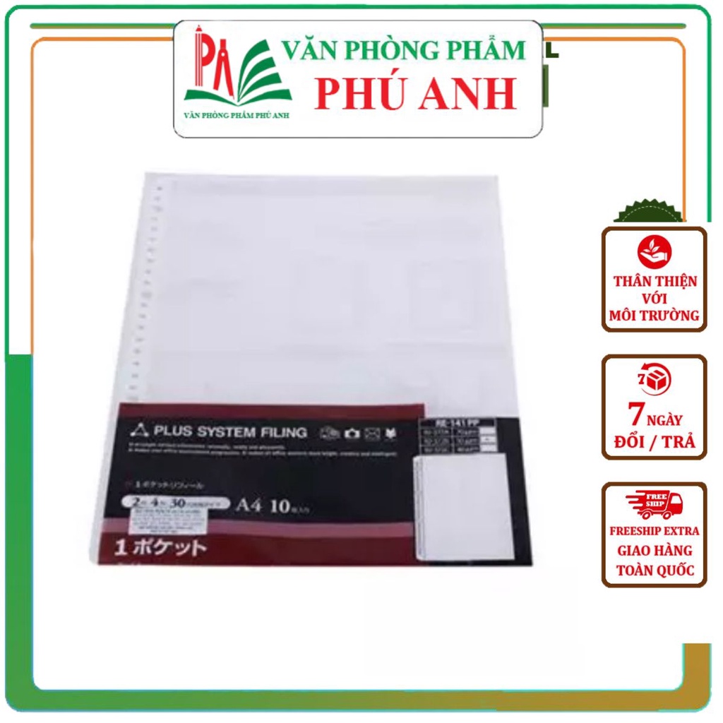 Túi sơ mi lỗ Plus VPP PHÚ ANH