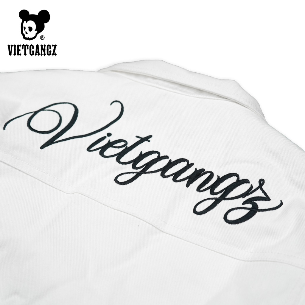 Áo Khoác Jacket Vietgangz RN Hình Thêu Chữ Cao Cấp