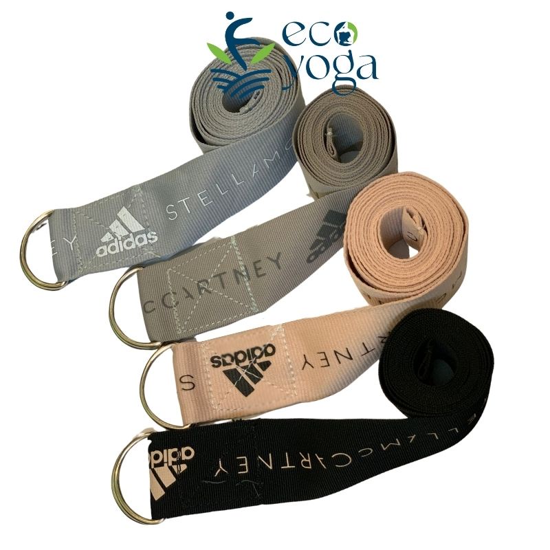 Dây tập Yoga Cotton A didas cao cấp loại tốt giá rẻ 1m8 - Dây đai hỗ trợ kéo giãn chân tay uốn người tập yoga
