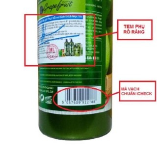 [TẶNG Ủ TÓC] Dầu gội cặp BƯỞI -Grapefruit 850ml ( cả cặp gội + xả 2 chai) - MICKEY COSMETICS
