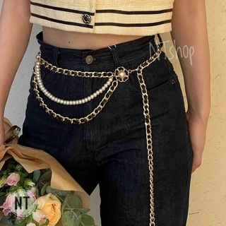 Dây xích,đai xích phụ kiện mix váy , quần áo