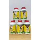 Sản phẩm bổ sung vitamin D3 Kirkland Extra Strength D3 50mcg Vitamin D3 Chai 600 viên