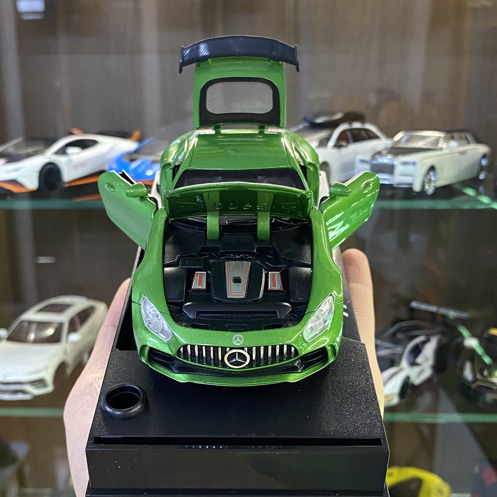 Xe mô hình kim loại giá rẻ Mercedes AMG GT tỉ lệ 1:32 hãng TY 2 màu