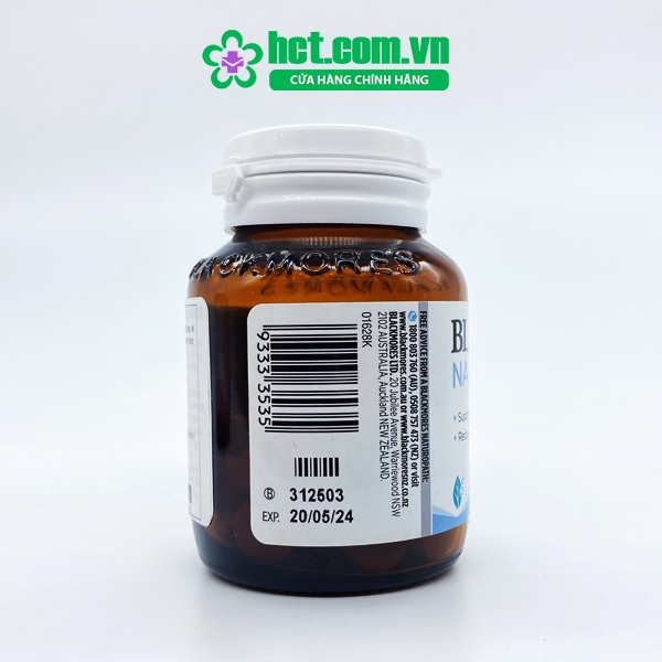 Viên Uống Blackmores Nails Hair & Skin Hỗ Trợ Da Tóc Móng Lọ 60 Viên