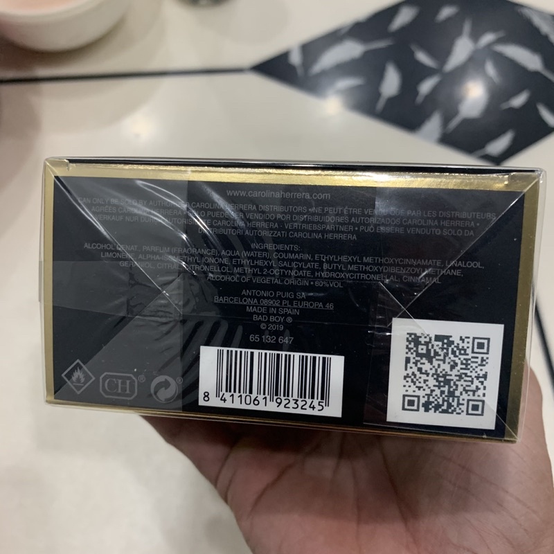 Nước hoa Carolina Herrera Bad Boy EDT 100ml full seal