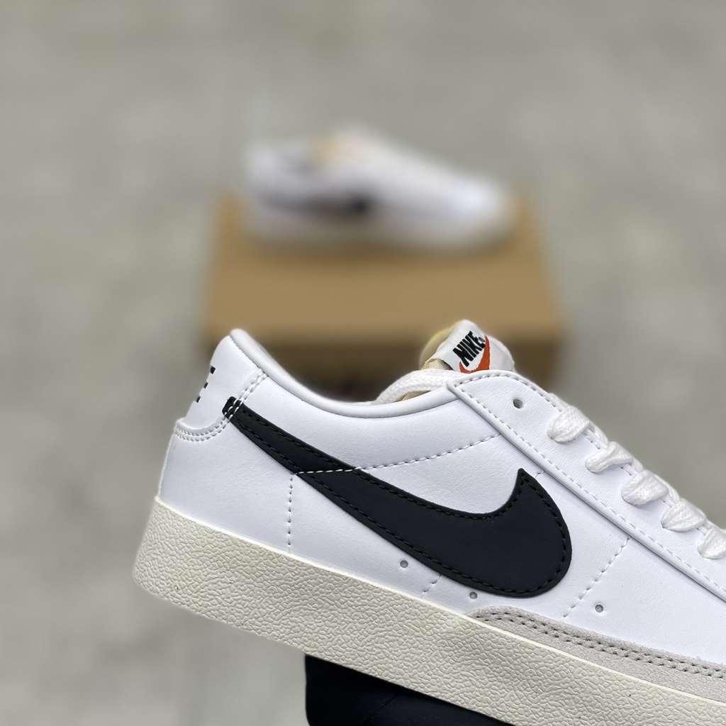 Giày thể thao sneaker  BLAZER LOW 77 VINTAGE WHITE BLACK