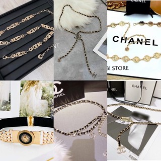Thắt lưng nữ, đai xích thời trang cho váy đầm hoạ tiết