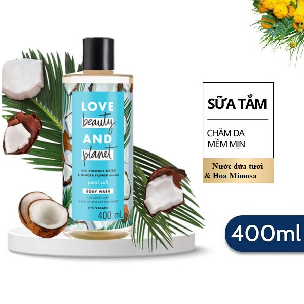 SỮA TẮM Love Beauty And Planet Hương Hoa Ngọt Ngào 400ML