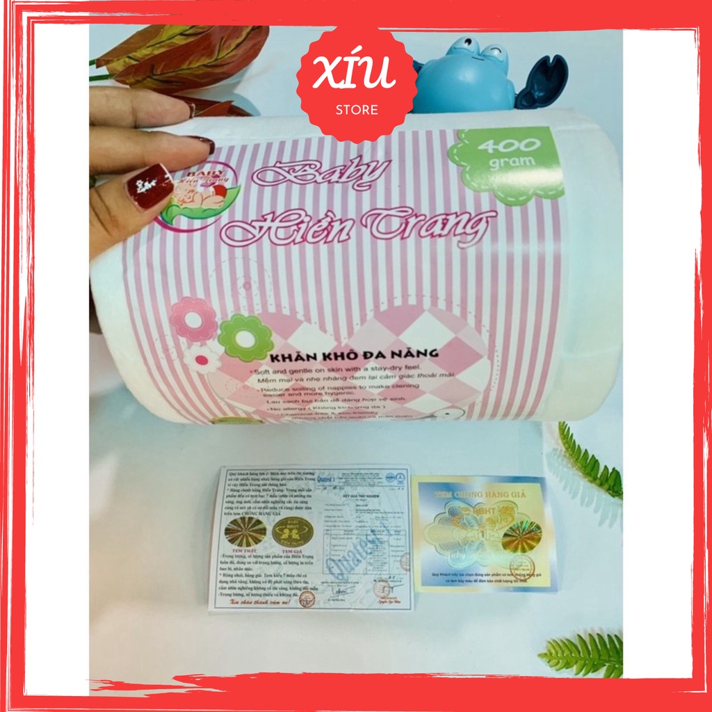 Khăn vải cuộn khô đa năng Hiền Trang 400g #xiustore