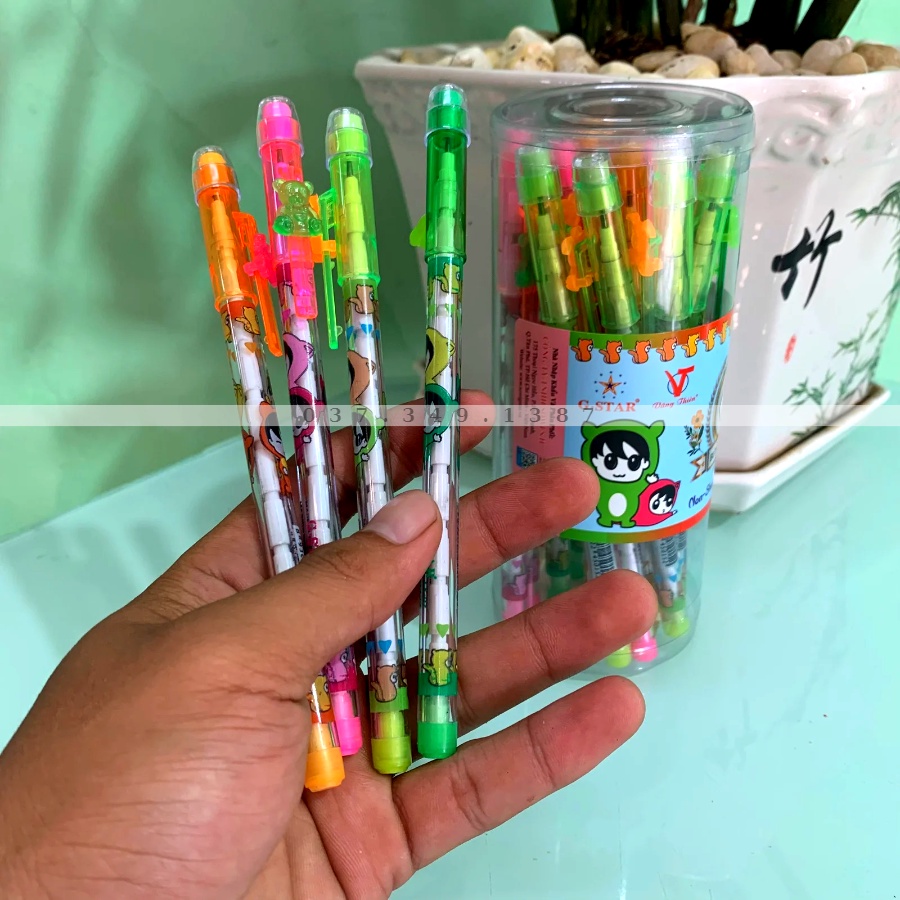 Lon 20 Cây Bút Chì Khúc Thái Lan G-Star CK02 - VPP Happy Kids