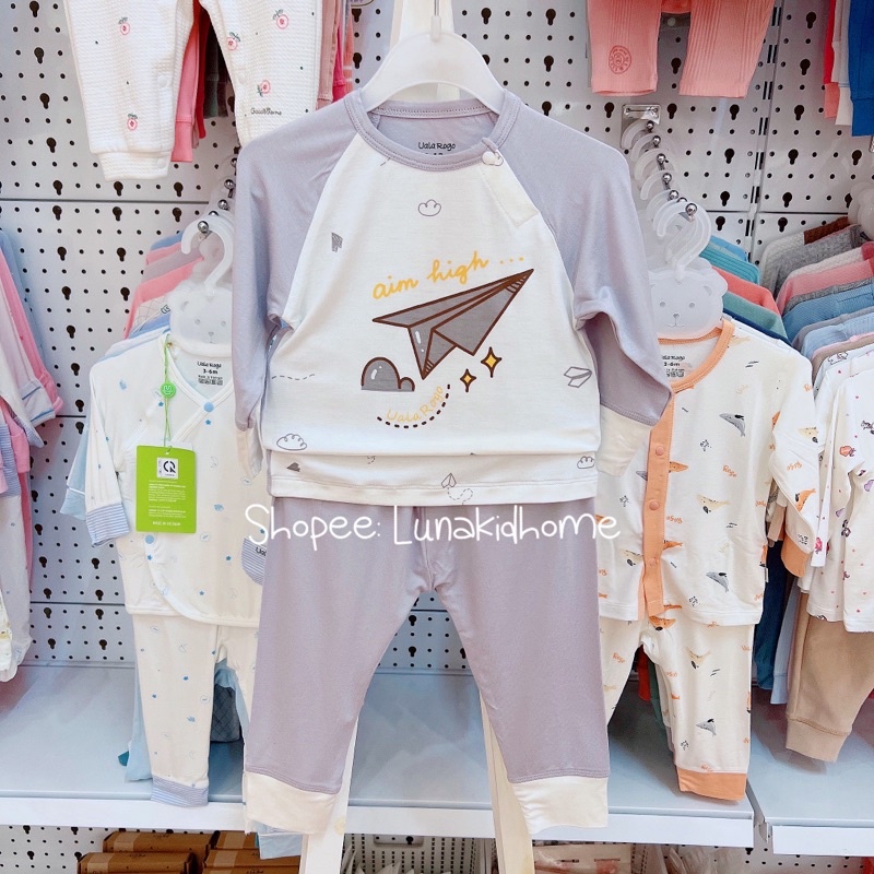 Bộ dài tay UALAROGO bamboo sợi tre