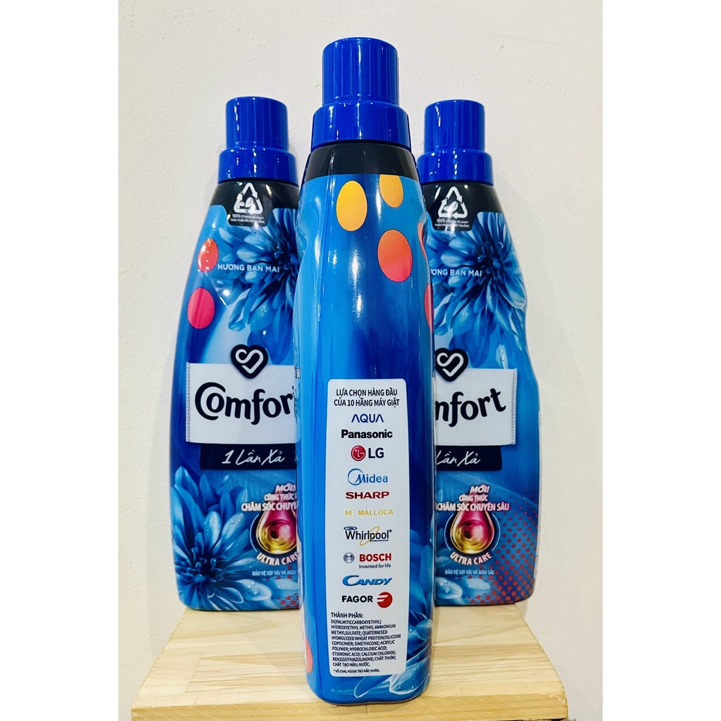 Nước xả vải Comfort đậm đặc 1 lần xả Hương Ban Mai chai