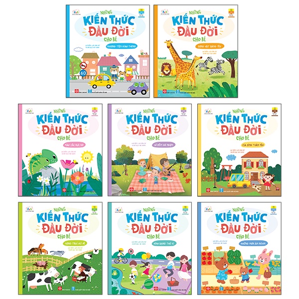 Sách - Bộ Những Kiến Thức Đầu Đời Cho Bé (Bộ 8 Cuốn) - Đinh Tị