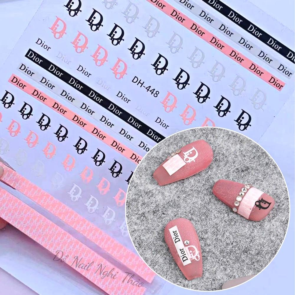 Sticker nail JELIVA trang trí móng hình thương hiệu