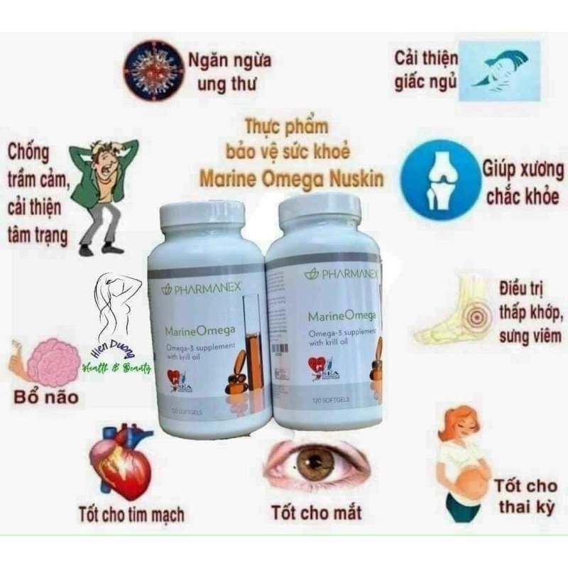 Dầu cá nhuyễn thể Nuskin Marine Omeaga 3- Chính hãng