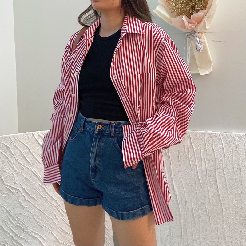 Sơ Mi 2 hand oversize