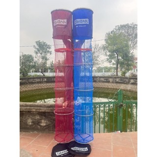 Rọng đựng cá Daiwa tráng 1 lớp nhựa lưới. Rọng đựng cá. phụ kiện đồ câu. Túi đựng cá daiwa