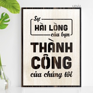 Tranh trang trí LEVU085: Sự hài lòng của bạn là thành công của chúng tôi