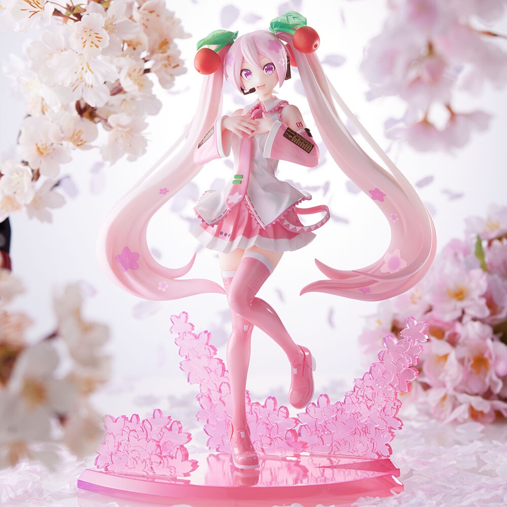 Mô Hình Hatsune Miku, Vocaloid, Sakura Miku 2023 Ver. - Luminasta  Figure Chính Hãng