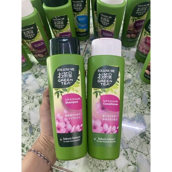 Cặp Dầu Gội + Xả FOLLOWME Suông Mượt 320ml Follow me