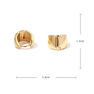 [MẠ VÀNG 18K] Khuyên tai nữ mạ vàng ECLIPSE earring