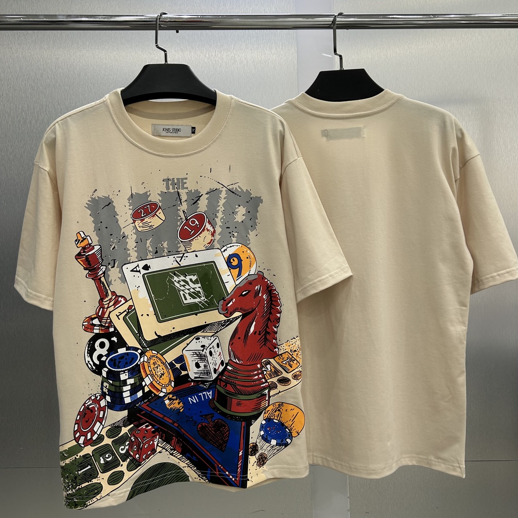 Áo thun KUN SHOP gamble tee áo thun nam nữ oversize from rộng kunshopunisex4