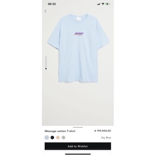Áo thun Nam Mango auth vợt sale
