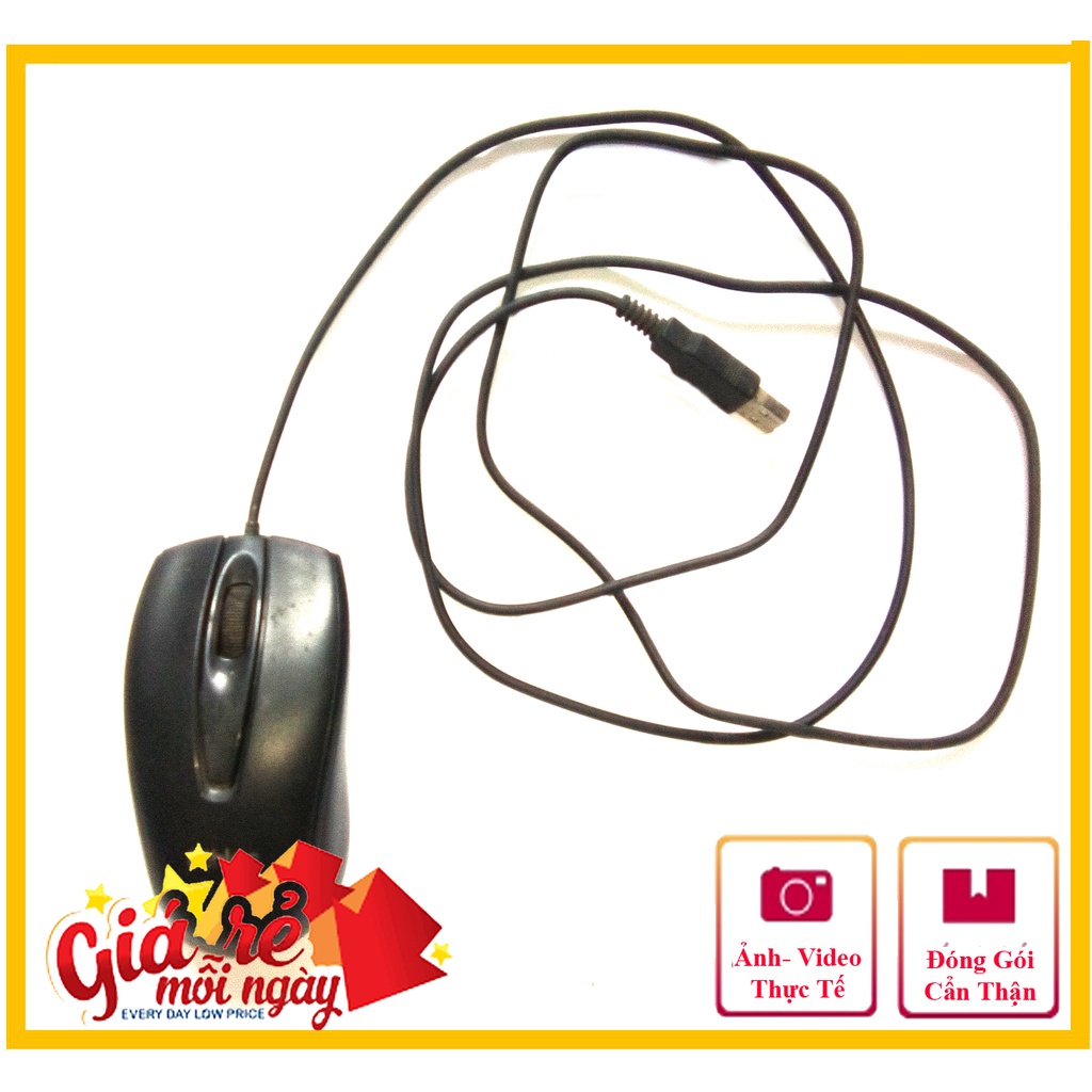(Hàng có sẵn) Chuột USB quang có dây cho Máy Bàn Văn Phòng PC Laptop - Cáp bàn phím chuột PS2 nối dài 1.5M đực sang cái