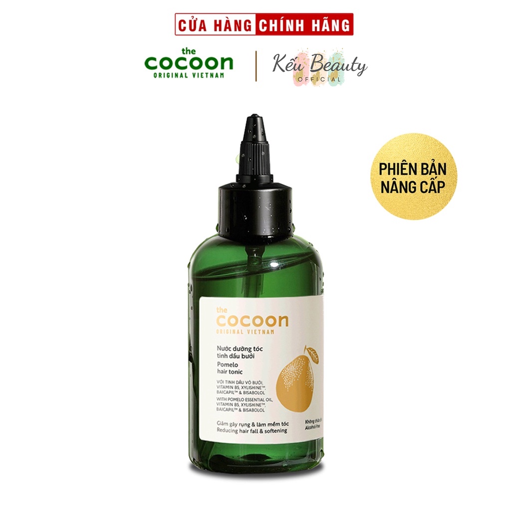 Nước xịt dưỡng tóc tinh dầu bưởi Cocoon giảm gãy rụng và mềm mượt 140ml - Kếu Beauty
