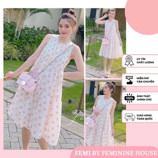 Đầm Suông Hoa Nhí, váy suông hoa babydoll, váy hoa nhí xinh xắn