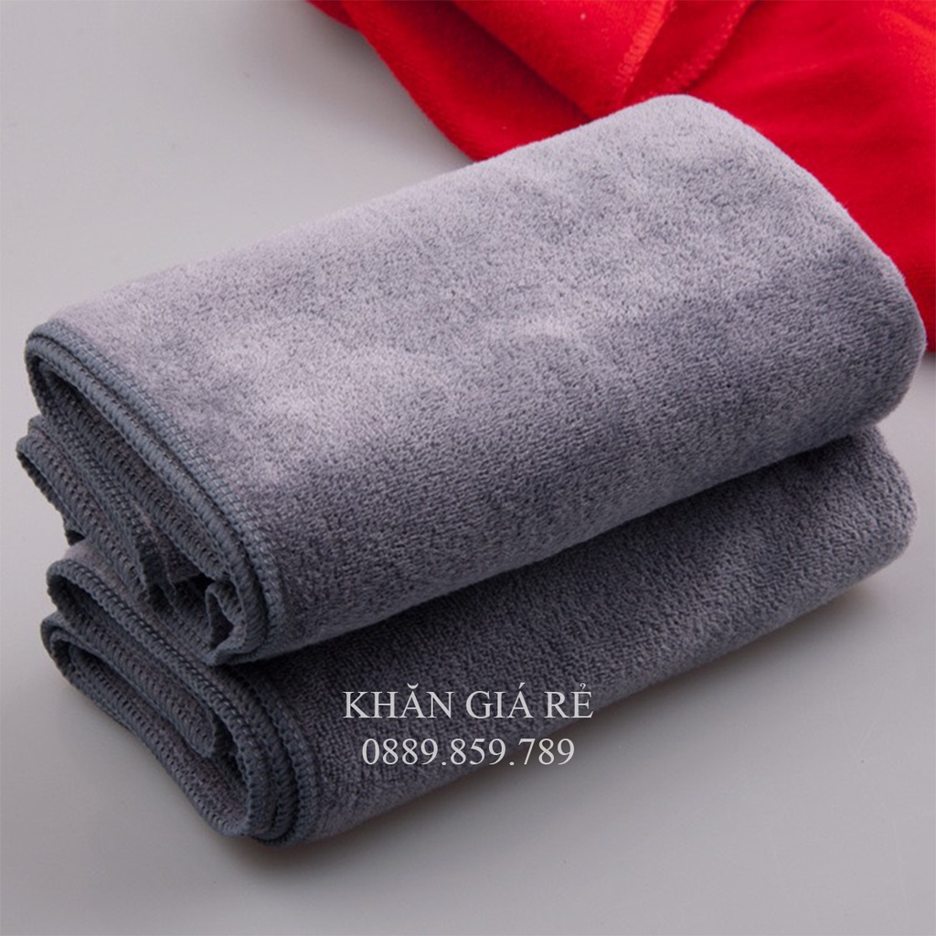 Khăn gội đầu salon 35*75 chất Microfiber mềm mịn thấm hút nước, Khăn quấn đầu spa loại dày cao cấp | BigBuy360 - bigbuy360.vn