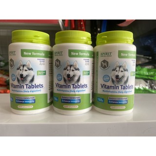 Viên bổ sung vitamin cho chó Spirit Vitamin Tablets lọ 160g