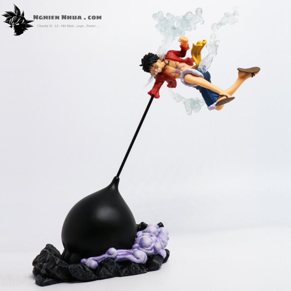 Mô Hình OnePiece Luffy nika gear 2 trạng thái chiến đấu cao 26cm nặng 300g , Figure OnePiece