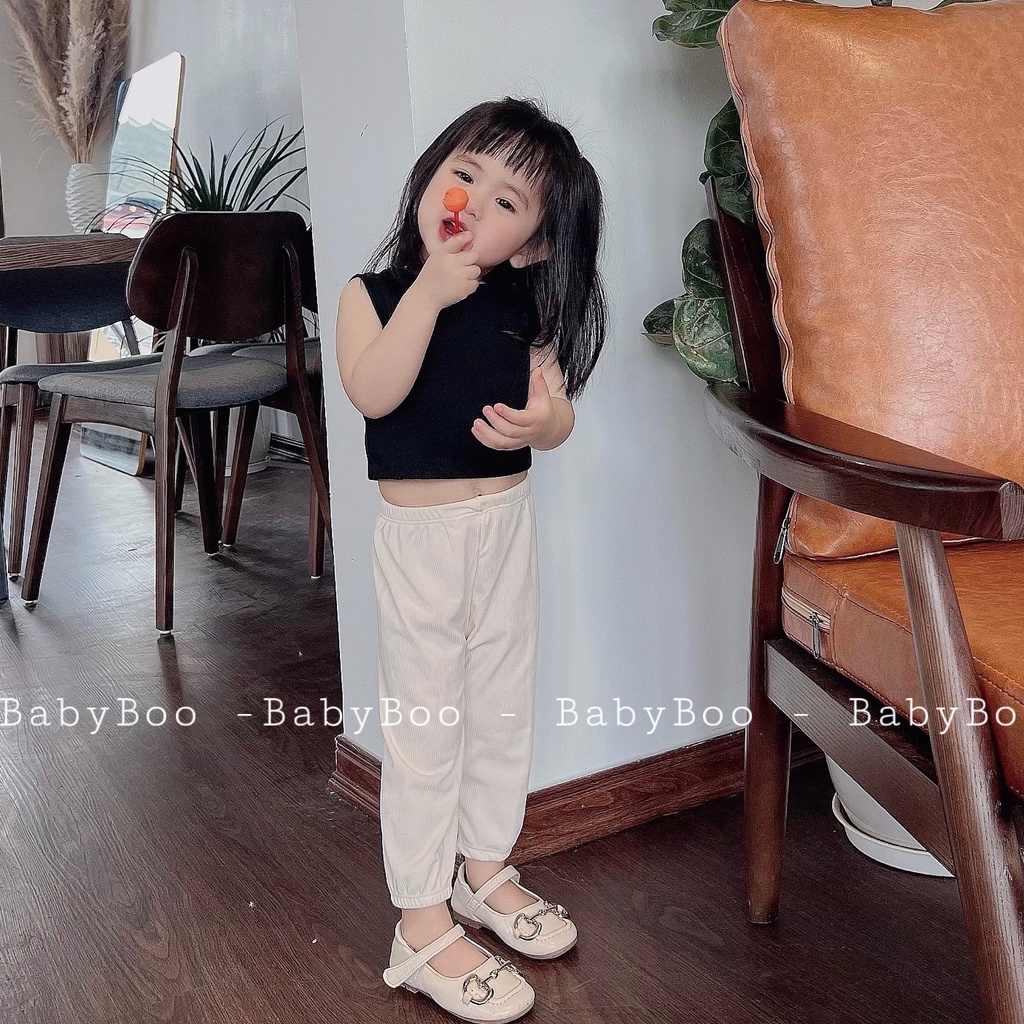 Quần Dài Bé Trai Bé Gái Dáng Jogger BabyBoo Chất Tăm Lạnh Thoáng Mát - PiBo Store