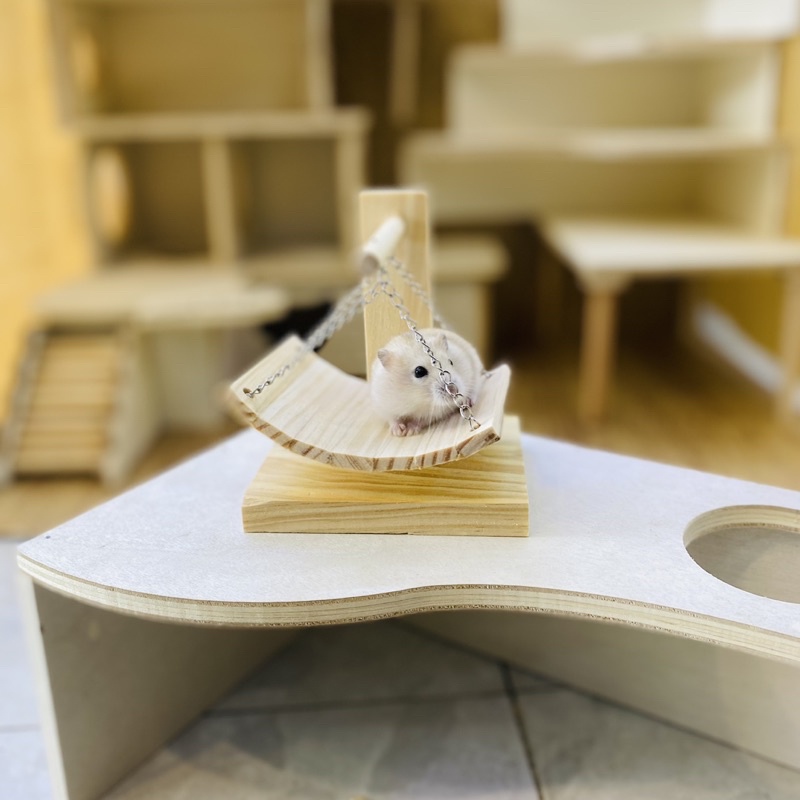 Xích đu gỗ vòm cho Hamster