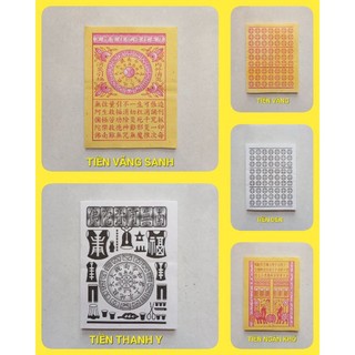 Giấy cúng tiền tán 5 loại tốt bản lớn
