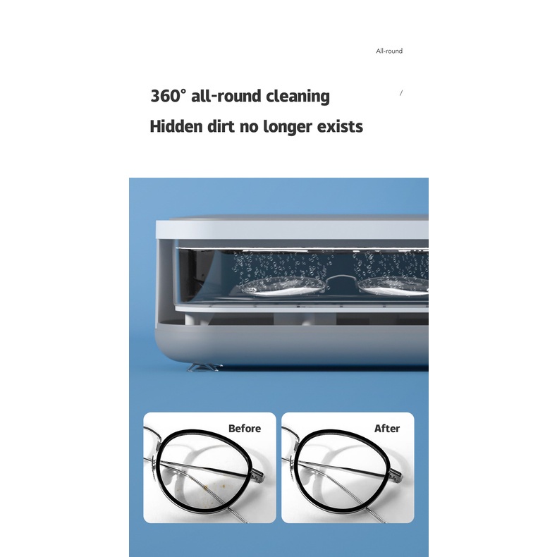 Máy rửa XIAOZHUBANGCHU làm sạch kính mắt đồng hồ trang sức sử dụng tại nhà