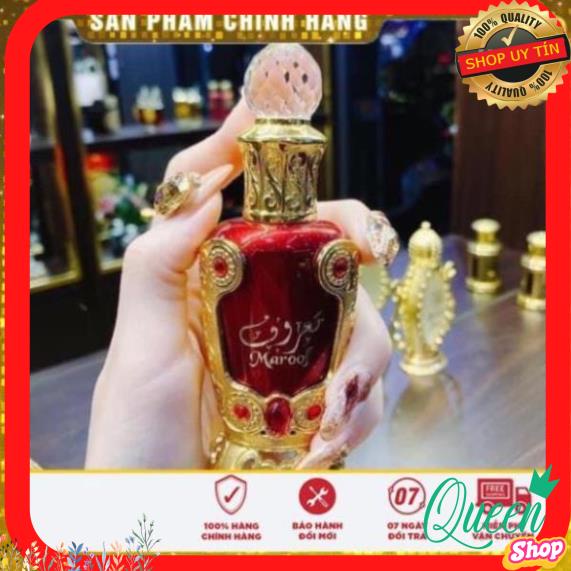 Tinh Dầu Nước Hoa Dubai Nữ Sang Trọng Maroof 25ml -Hương Hoa Hồng Ả Rập Ấm Áp Và Lãng Mạn