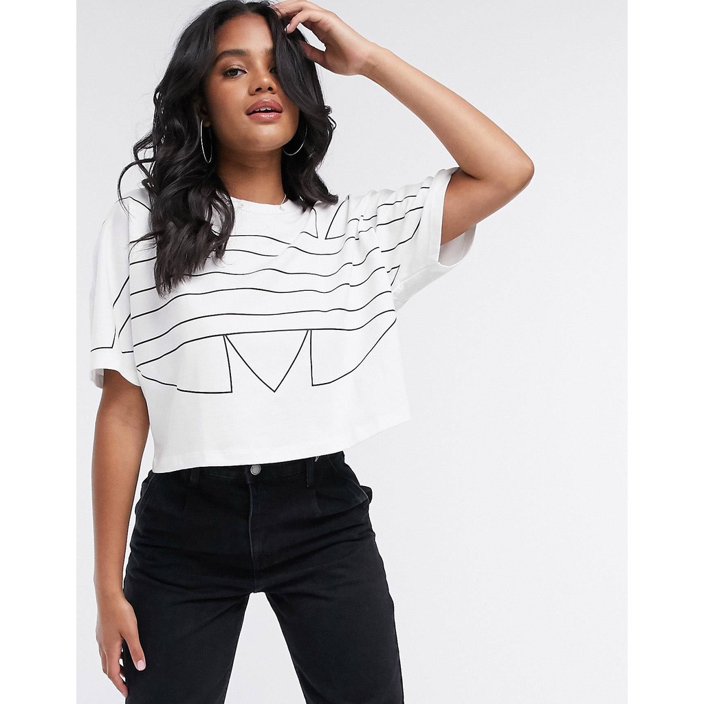 Áo Thun Croptop A.di.das Chất Vải Mềm Mịn, Thoáng Mát, Hàng Xuất Xịn. T1030