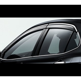 Bộ vè che mưa chỉ mạ cao cấp cho Toyota Camry form 2007 đến 2012