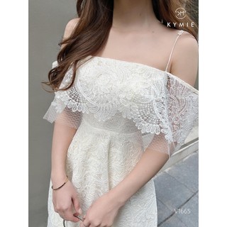 ĐẦM MAXI REN TRỄ VAI