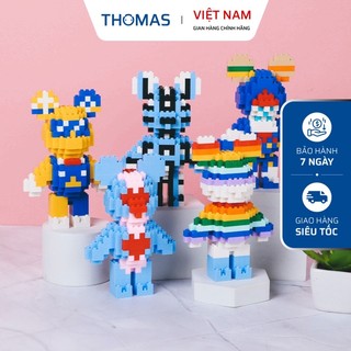 ĐỒ CHƠI LẮP RÁP BEARBRICK MINI CAO 152MM  ĐỒ CHƠI TRÍ TUỆ CHO BÉ CHÍNH HÃNG JINX
