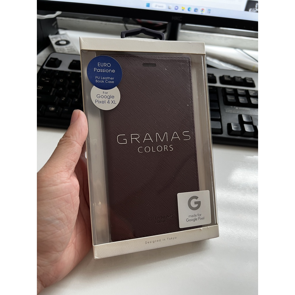 Ốp lưng Book case & Shell case cho Google Pixel 4, Google Pixel 4xl Hàng Chính hãng Gramas Colors, Hàng Ship Nhật
