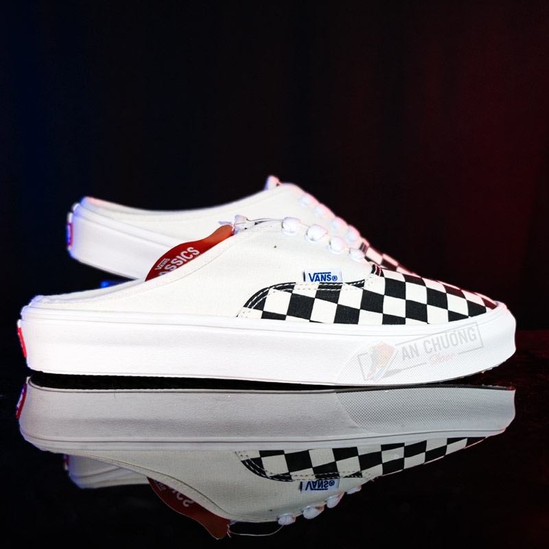 Giày Đạp Gót Mule Van Hàng Chất Lượng Tặng Túi Vải Chính Hãng