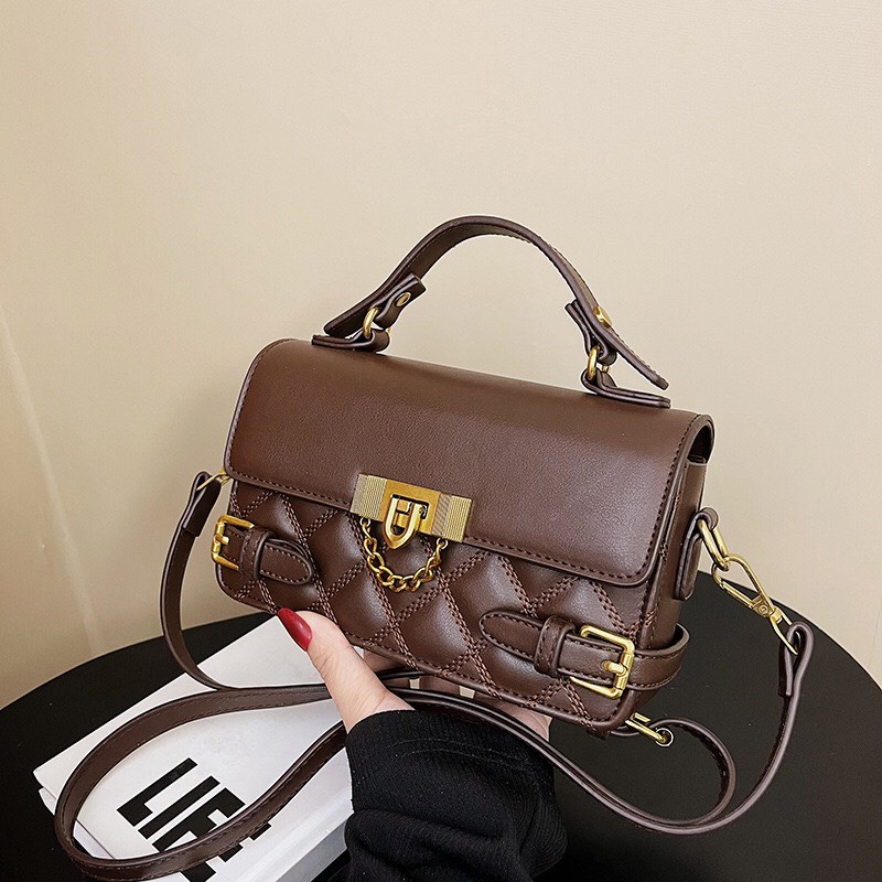 Túi Xách Nữ Đeo Chéo Hộp Khóa Gài KIMS-KM20888